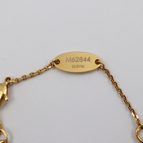 LOUIS VUITTON Gold Love Charm Bracelet - Picture 6 of 7
